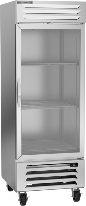Beverage-Air - 30" Vista Reach-In Freezer w/ 1 Glass Swing Door - FB27HC-1G