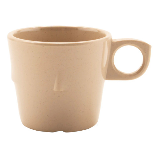 G.E.T - SuperMel 7.5 oz Sandstone Conic Stacking Cup (48 Per Case) - DC-101-S
