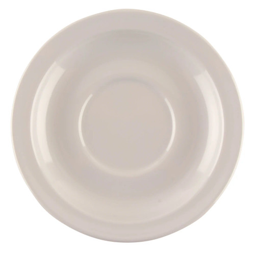 G.E.T - SuperMel 5.75" White Saucer (48 Per Case) - DC-200-W