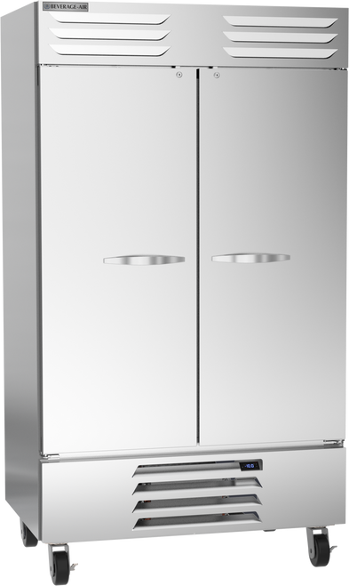 Beverage-Air - 47" Vista Reach-In Freezer w/ 2 Solid Swing Doors - FB44HC-1S