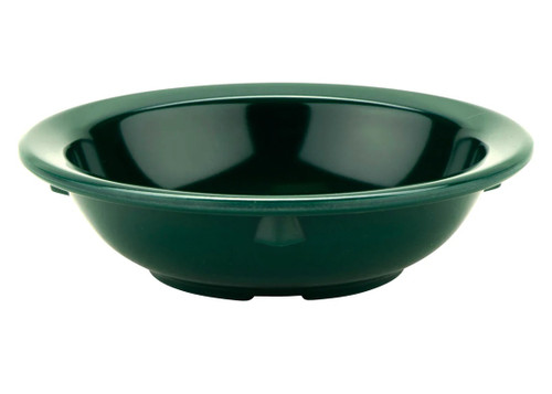 G.E.T - SuperMel 3.5 oz Hunter Green Rim Bowl (48 Per Case) - DN-335-HG