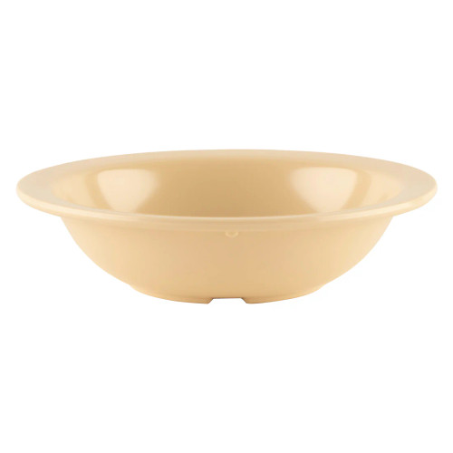 G.E.T - SuperMel 10 oz Tan Rim Bowl (48 Per Case) - DN-410-T