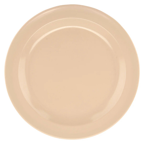 G.E.T - SuperMel 6.5" Tan Round Plate (48 Per Case) - DP-506-T
