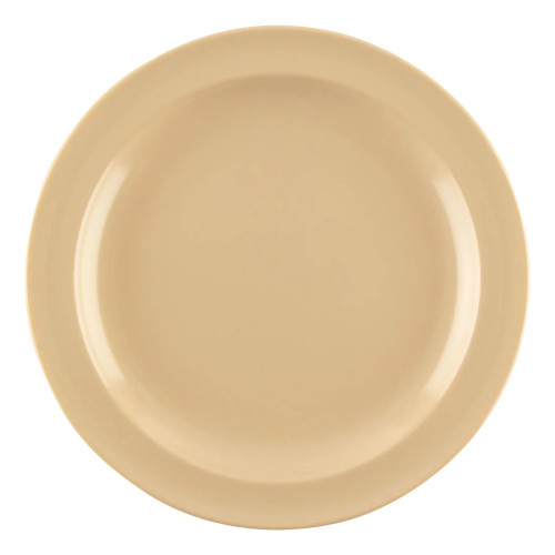 G.E.T - SuperMel 7.25" Tan Round Plate (24 Per Case) - DP-507-T