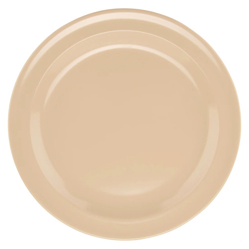 G.E.T - SuperMel 8" Tan Round Plate (24 Per Case) - DP-508-T