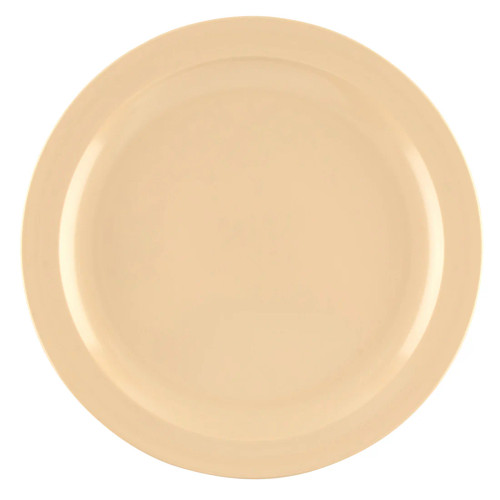 G.E.T - SuperMel 10.25" Tan Round Plate (24 Per Case) - DP-510-T