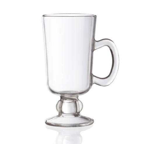 G.E.T - 10 oz Clear Tritan Irish Coffee Mug W/ Handle (24 Per Case) - SW-1449-CL
