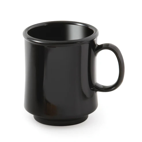 G.E.T - 8 oz Black Tritan Stacking Mug (24 Per Case) - TM-1308-BK
