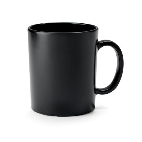 G.E.T - 8 oz Black Tritan Stacking Mug (24 Per Case) - TM-1310-BK