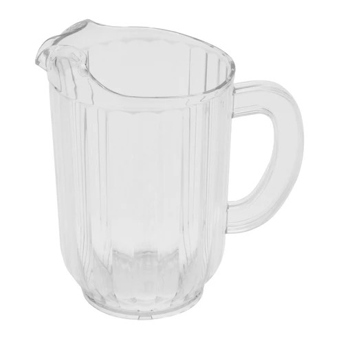 G.E.T - 60 oz SAN Plastic Clear Pitcher (12 Per Case) - P-2064-1-CL