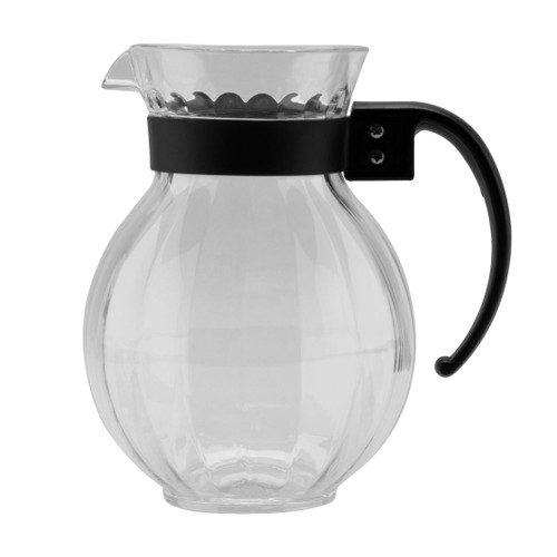 G.E.T - 72 oz Polycarbonate Clear Tahiti Pitcher (12 Per Case) - P-4072-PC-CL