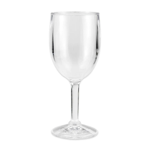 G.E.T - 8 oz SAN Plastic Clear Wine Glass (24 Per Case) - SW-1404-1-SAN-CL