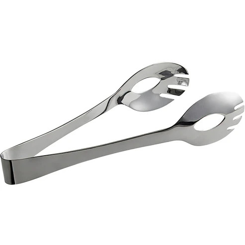 G.E.T - 9.5" Stainless Steel Tongs W/ Mirror Finish (12 Per Case) - BSBF-20