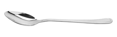 G.E.T - 12" Stainless Steel Solid Spoon W/ Mirror Finish (12 Per Case) - BSRIM-01