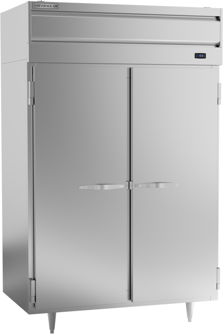 Beverage-Air - 52" P Series Stainless Steel Reach-In Freezer w/ 2 Solid Swing Doors - PF2HC-1AS