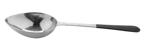 G.E.T - 8 oz Portion Control Solid Spoon W/ Plastic Textured Dipped Handle (12 Per Case) - BSRIM-33
