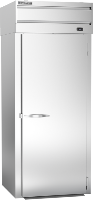 Beverage-Air - 36" P Series Stainless Steel Extra Tall Roll-Thru Freezer w/ 2 Solid Swing Doors - PFT1XTHC-1AS