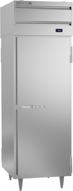 Beverage-Air - 26" P Series Stainless Steel Pass-Thru Warming Cabinet  w/ 2 Solid Swing Doors - PH1-1S-PT