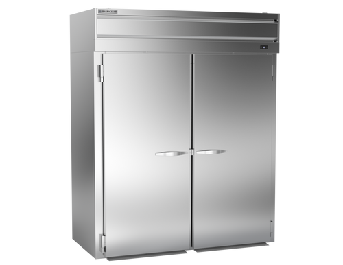 Beverage-Air - 69" P Series Stainless Steel Roll-In Warming Cabinet w/ 2 Solid Swing Doors - PHI2-1S