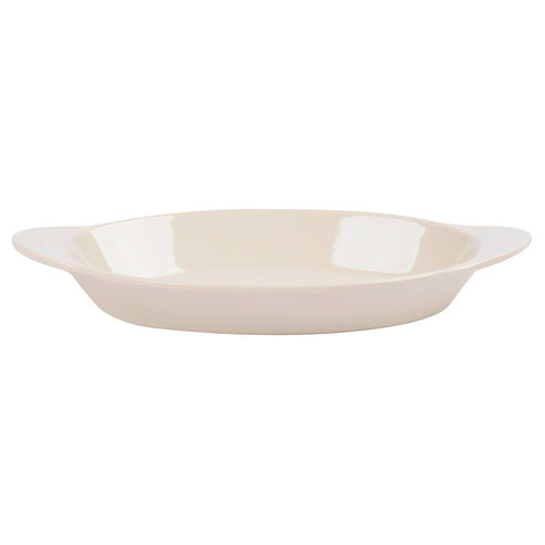 G.E.T - 10 oz Ivory Melamine Oval Ramekin (24 Per Case) - SD-08-IV
