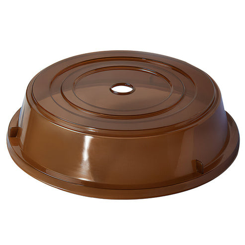 G.E.T - Clear Amber Plate Cover for 10.75" to 11.8" Plates (12 Per Case) - CO-105-A