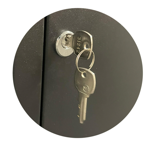 G.E.T - Eco-Takeouts Replacement Keys for BIN-1-BK & BIN-1-BK-NS (Set of 2) - BIN-KEY
