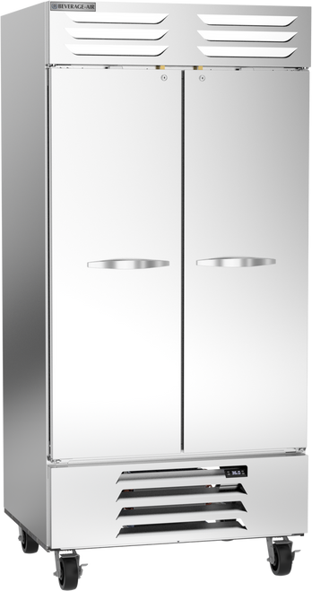 Beverage-Air - 39" Vista Reach-In Refrigerator w/ 2 Solid Swing Doors - RB35HC-1S