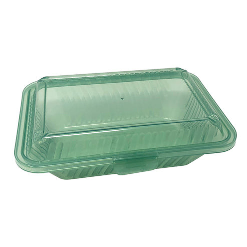 G.E.T - Eco-Takeouts 8" x 5.5" Jade Polypropylene Reusable Food Container (12 Per Case) - EC-19-JA