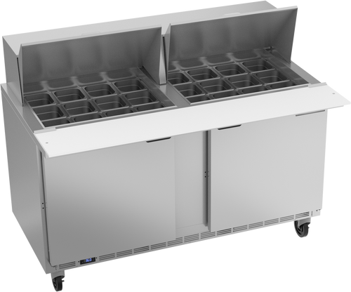 Beverage-Air - 60" Mega Top Sandwich Prep Table w/ 2 Doors - SPE60HC-24M