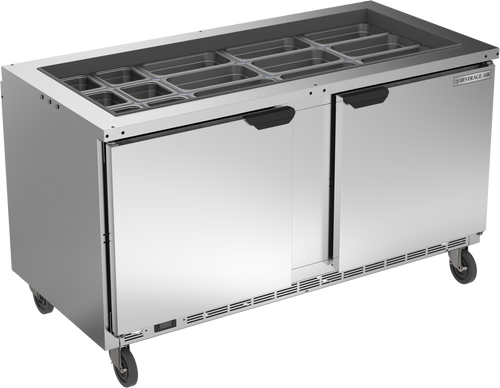 Beverage-Air - 60" Salad Bar w/ 2 Doors - SPE60HC-S