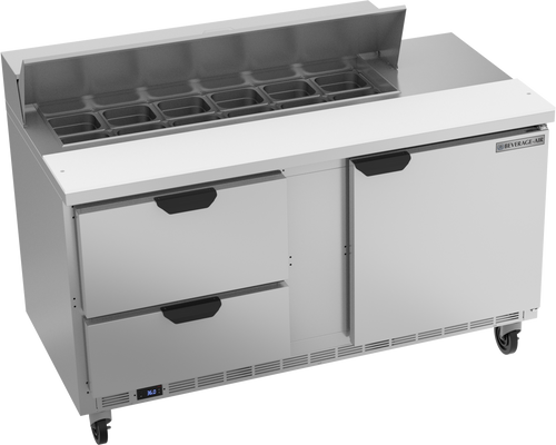Beverage-Air - 60" Sandwich Prep Table w/ 2 Drawers & 1 Door - SPED60HC-12-2