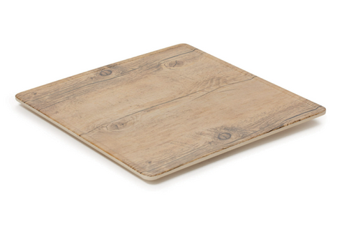 G.E.T - Madison Avenue 12" Oak Wood Square Melamine Display Board (6 Per Case) - SB-1212-OW