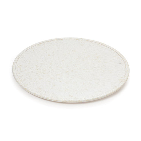 G.E.T - Madison Avenue 13.5" Granite White Round Melamine Display Board (6 Per Case) - SB-1300-GW