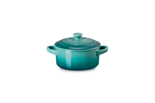 Le Creuset - .25 L Bleu Riviera Mini Round Cocotte