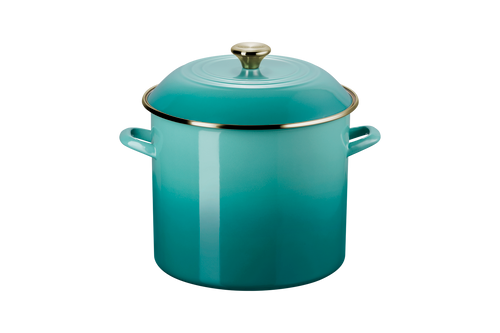 Le Creuset - 11.4 L (12 QT) Bleu Riviera Stockpot