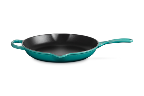 Le Creuset - Bleu Riviera 12" Iron Handle Skillet
