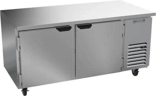 Beverage-Air - 67" Mobile Undercounter Freezer w/ 2 Solid Swing Doors - UCF67AHC