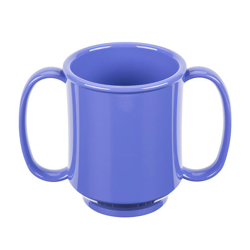 G.E.T - Healthcare 8 oz Peacock Blue Two Handle Mug (24 Per Case) - SN-103-PB