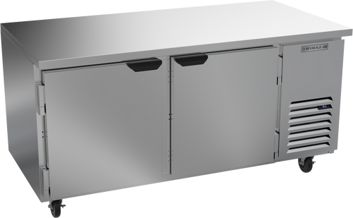 Beverage-Air - 67" Mobile Undercounter Refrigerator w/ 2 Solid Swing Doors - UCR67AHC