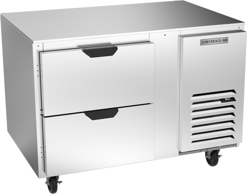 Beverage-Air - 46" Mobile Undercounter Refrigerator w/ 2 Drawers - UCRD46AHC-2