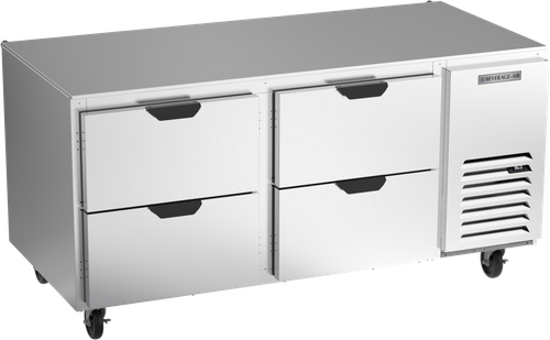 Beverage-Air - 67" Mobile Undercounter Refrigerator w/ 4 Drawers - UCRD67AHC-4