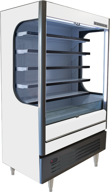 Beverage-Air - 52" VueMax White Open Air Merchandiser - VMHC-18-1-W