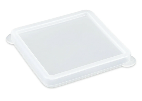 G.E.T - 4.72" x 4.72" Clear Polypropylene Lid for ML-148 (12 Per Case) - LID-1400-CL