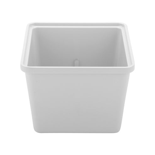 G.E.T - 64 oz White Melamine Square Crock (6 Per Case) - ML-149-W