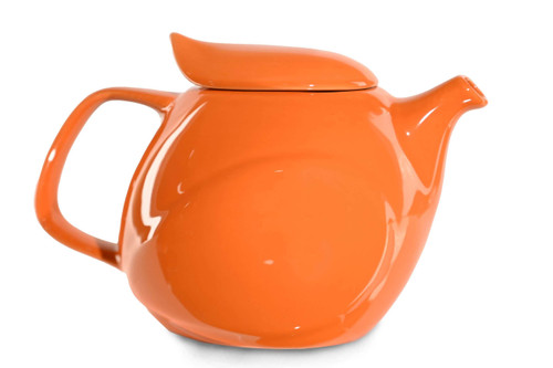 GurglePot - Tangerine  40 OZ Chirpy Pot Teapot