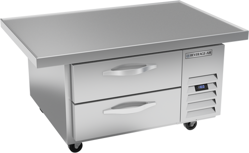 Beverage-Air - 36" Chef Base Freezer w/ 2 Drawers & Overhang - WTFCS36HC-48
