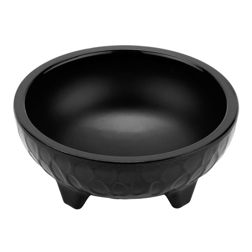 G.E.T - Viva Mexico 4 oz Black Molcajete Bowl (12 Per Case) - MOJ-801-BK