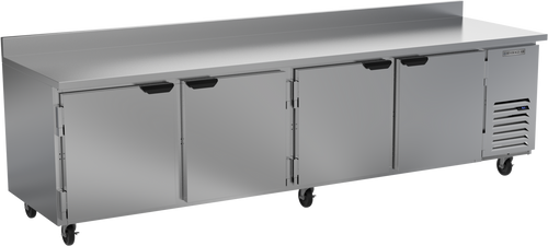 Beverage-Air - 119" Mobile Worktop Refrigerator w/ 4 Solid Swing Doors - WTR119AHC