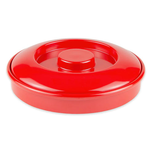 G.E.T - Viva Mexico 7.75" Red Tortilla Server W/ Lid (24 Per Case) - TS-800-R