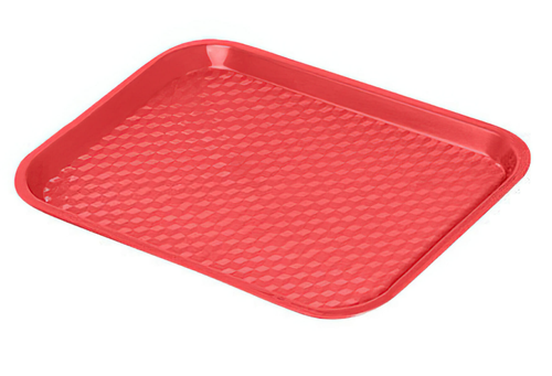 G.E.T - Serving Trays 16.25" x 12" Red Fast Food Tray (24 Per Case) - FT-16-R